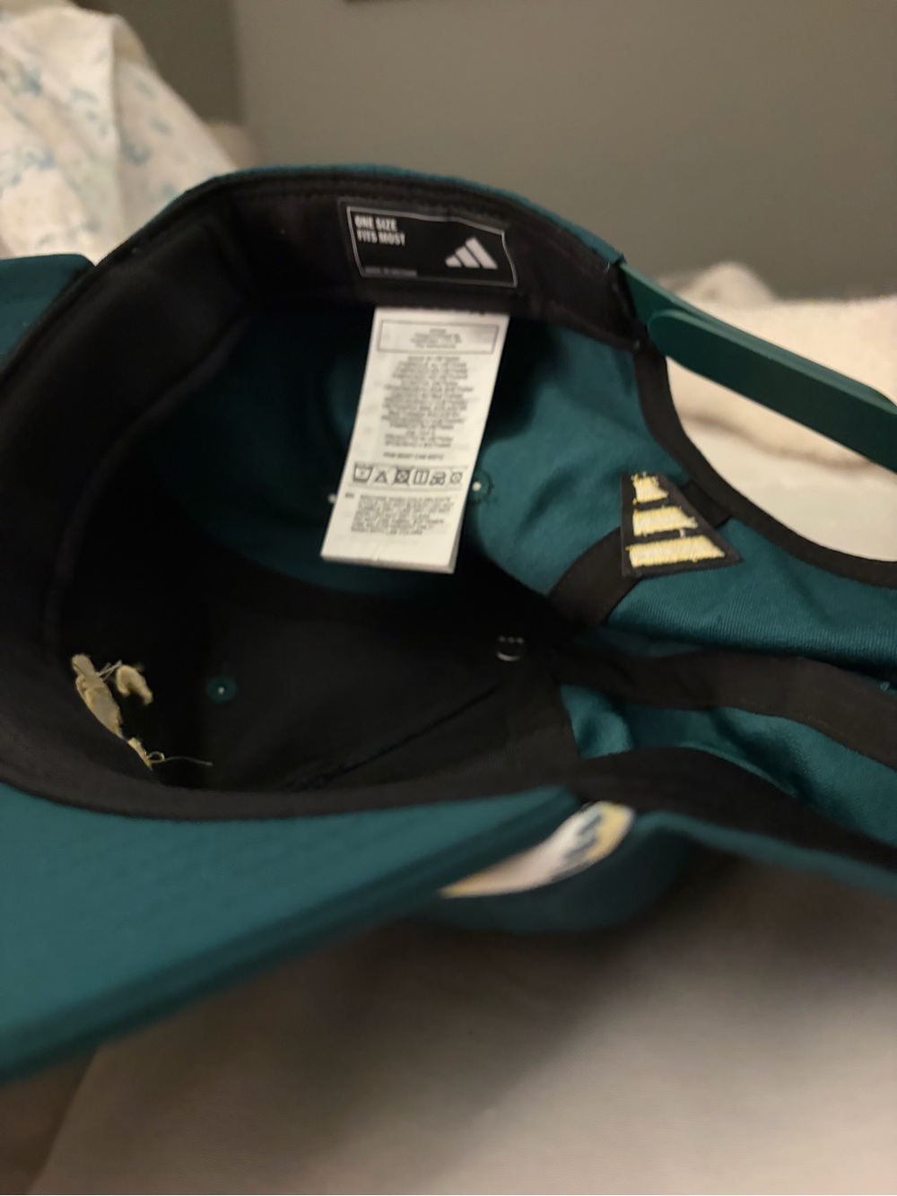 Adidas’s Rope-Trim Golf Cap with Yellow Embroidered Rider - Picture 5 of 5